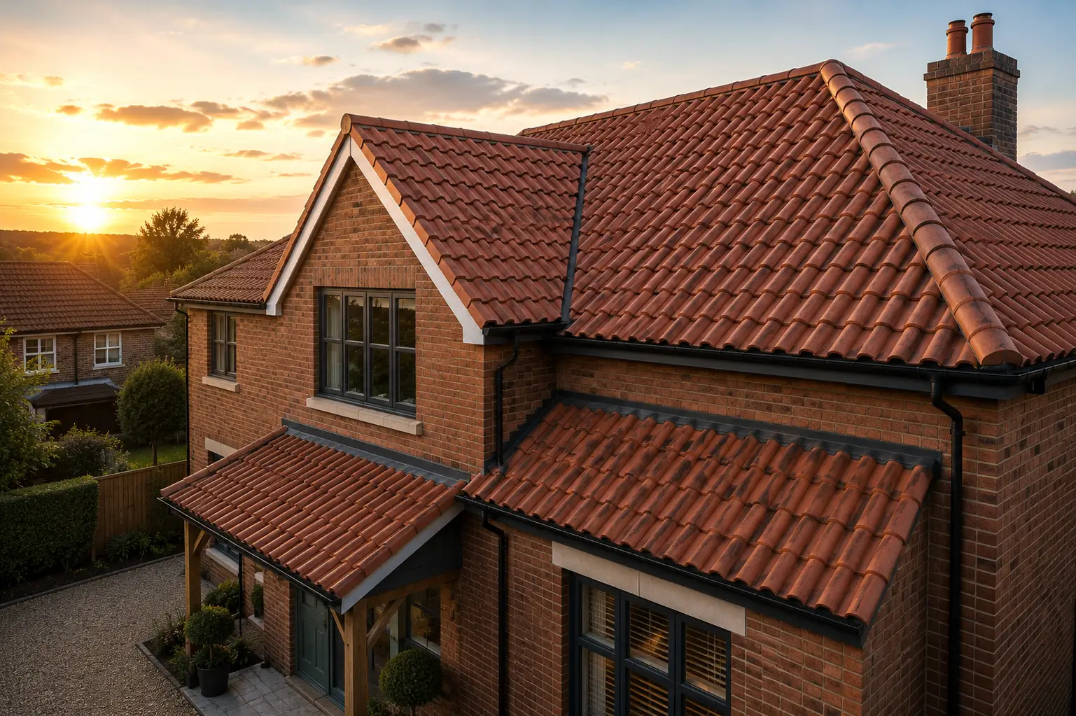 Close-up roof detail